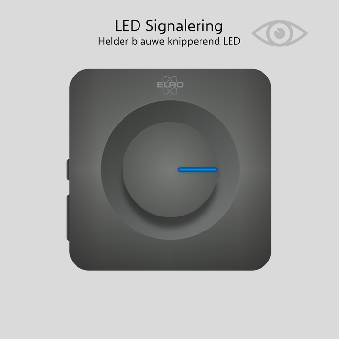 ELRO DB3000 Draadloze Deurbel Set – Plug-in Ontvanger - Zwart
