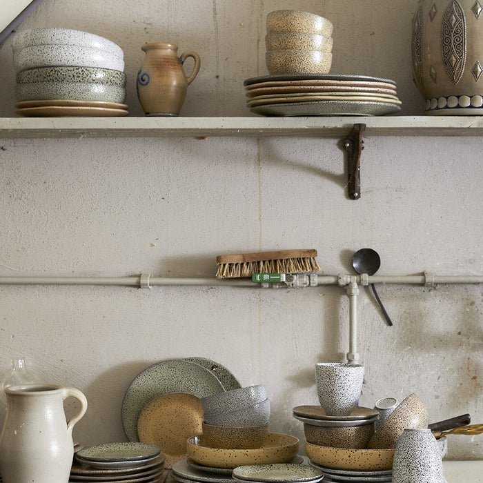 HKliving Gradient Ceramics Kom Ø 13 cm - Set van 4