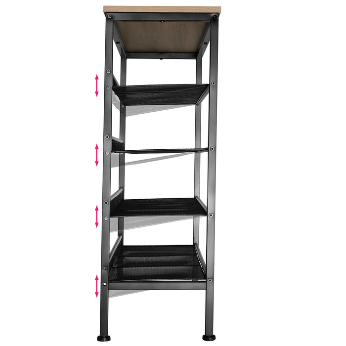 tectake® Schoenenrek Bournemouth 75,5x30,5x85,5cm