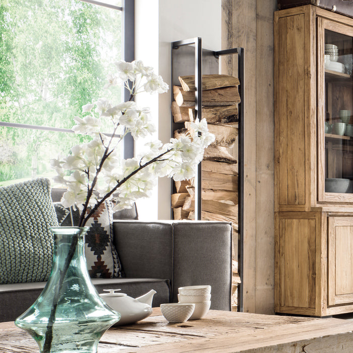 Spinder Design Cubic Fire Houtrek - Zwart