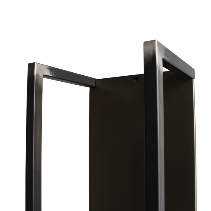 Spinder Design Cubic Fire Houtrek - Zwart