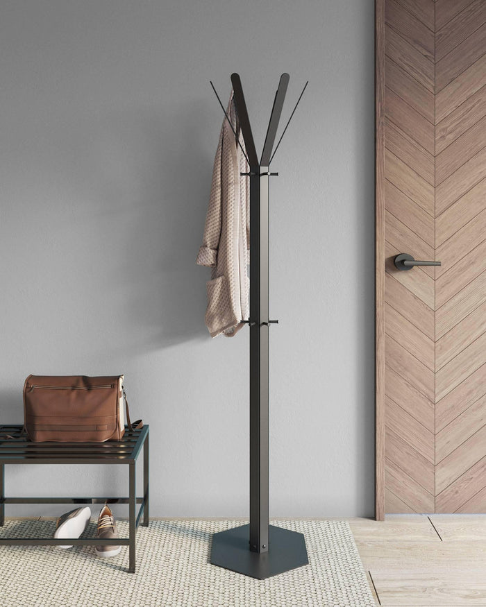 Gorillz Molto Staande Kapstok 18 Kapstok haken - Zwart