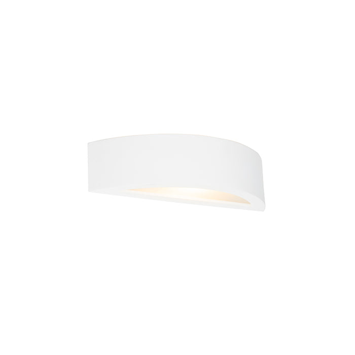 QAZQA Landelijke wandlamp gips wit - Aurel Novo