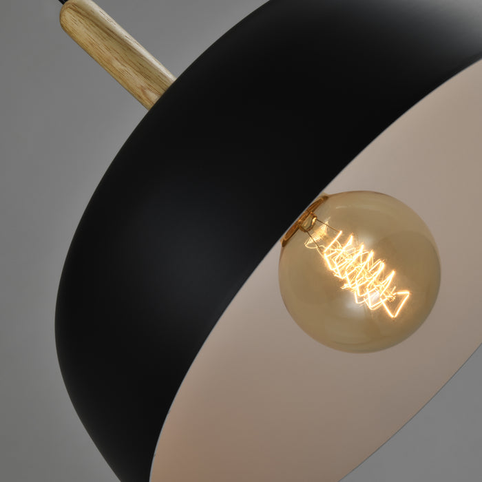 QUVIO Hanglamp rond zwart - QUV5128L-BLACK