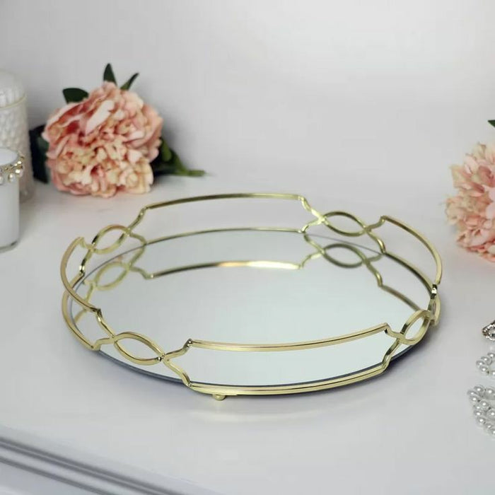 Mirror Tray Luxurious Rond - Ø29