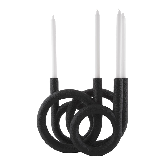 present time Kandelaar Rings - Zwart