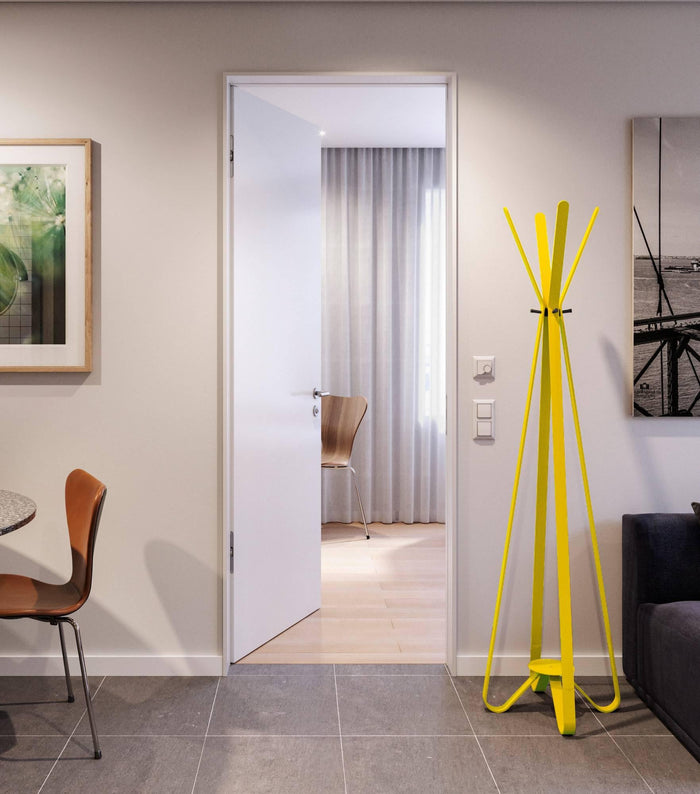 Gorillz Modi Industriële Kapstok Staand - Geel