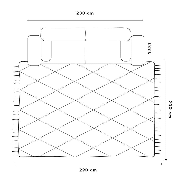 Zuiver Magic Vloerkleed 200 x 290 cm - Geel