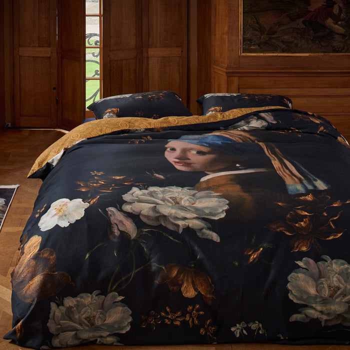 Essenza Floral Girl Kussensloop 60 x 70 cm - Zwart