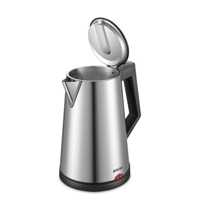 Sogo Rvs Waterkoker Deluxe Met Warmhoudfunctie - 1.7L