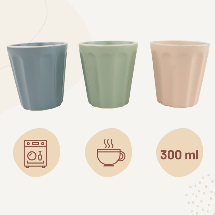 Orange85 Koffiebeker Bekers Kopjes Koffietassen Pastel Roze Mintgro...