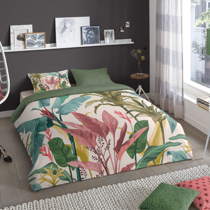Good Morning Palms Dekbedovertrek 140 x 220 cm - Multi