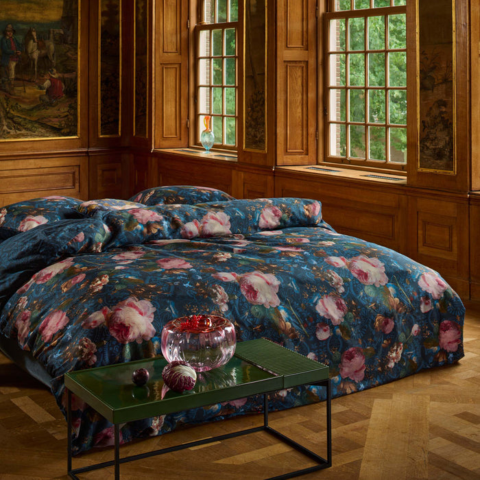 Essenza Gallery of Roses Dekbedovertrek 260 x 220 cm - Blauw