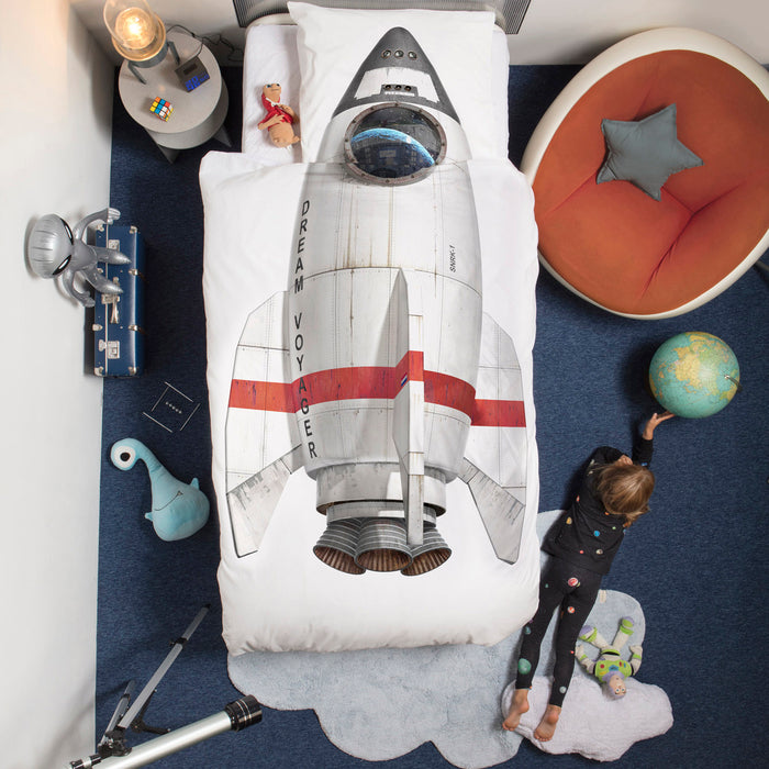 SNURK Rocket Dekbedovertrek 140 x 220 cm