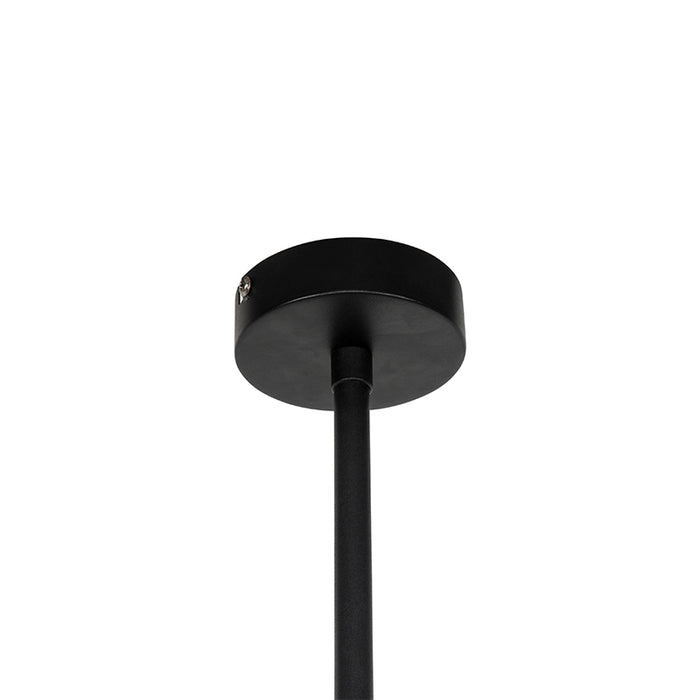 QAZQA Moderne hanglamp zwart met goud 125 cm 3-lichts - VT 3