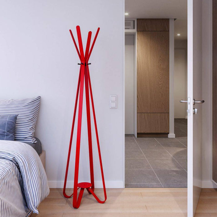 Gorillz Modi staande Design kapstok industrieel - Rood