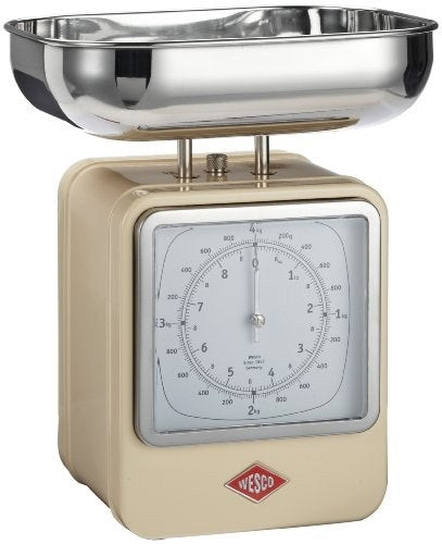 Wesco Keukenweegschaal met Klok