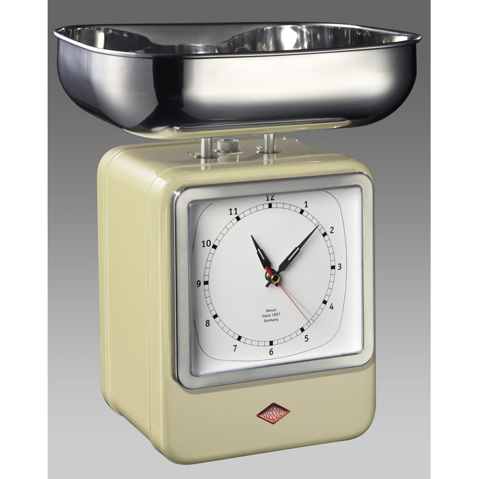 Wesco Keukenweegschaal met Klok