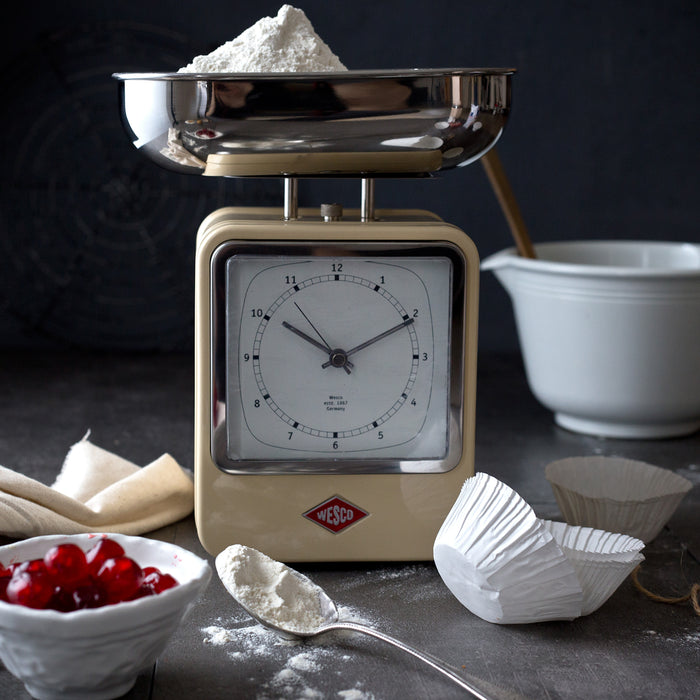 Wesco Keukenweegschaal met Klok