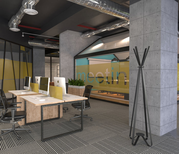 Gorillz Modi Industriële Kapstok Staand - Zwart