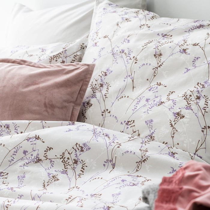 Cinderella dekbedovertrek Sprig - Katoen - 140x200|220 cm - Rose