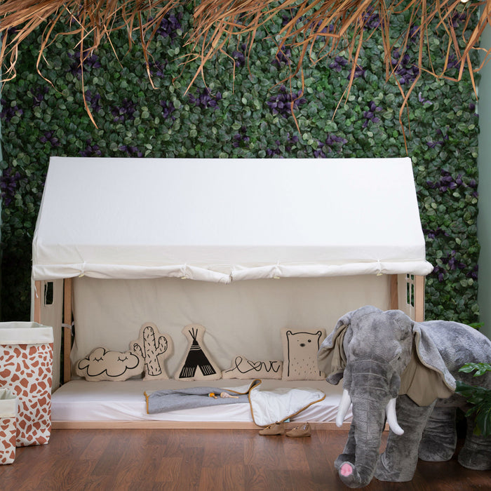 Childhome Tipi Bedframe Hoes 200 x 90 cm - Wit
