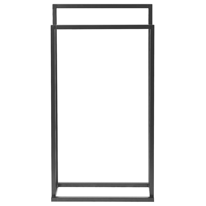 Beliani - RECREO - Handdoekrek - Zwart - Staal