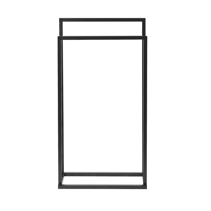 Beliani - RECREO - Handdoekrek - Zwart - Staal