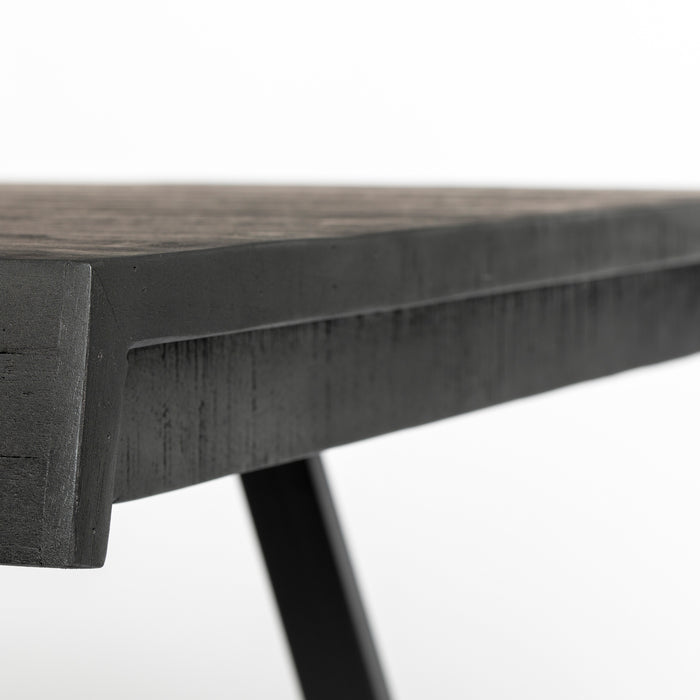 by fonQ Tygo Eettafel - 160 x 78 cm - Zwart