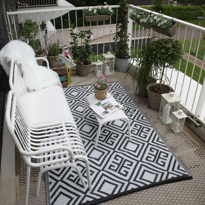 Esschert Tuin Vloerkleed Grafisch