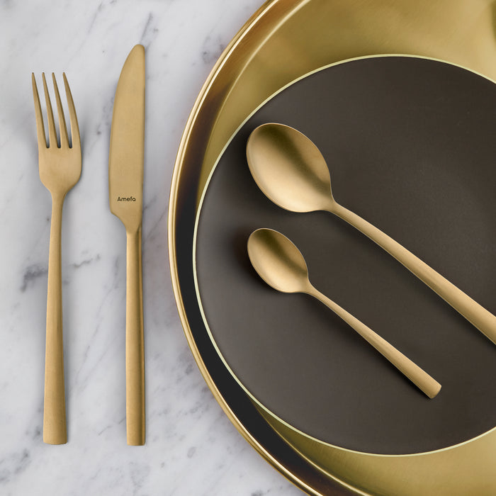 Amefa Manille All You Need Bestekset 42-delig - Goud