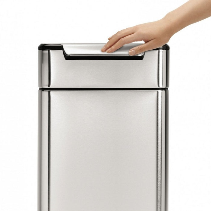 Simplehuman Rectangular Touch-Bar Can 30 Liter