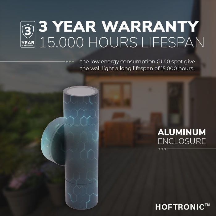 HOFTRONIC Dax Huisnummer verlichting Zwart