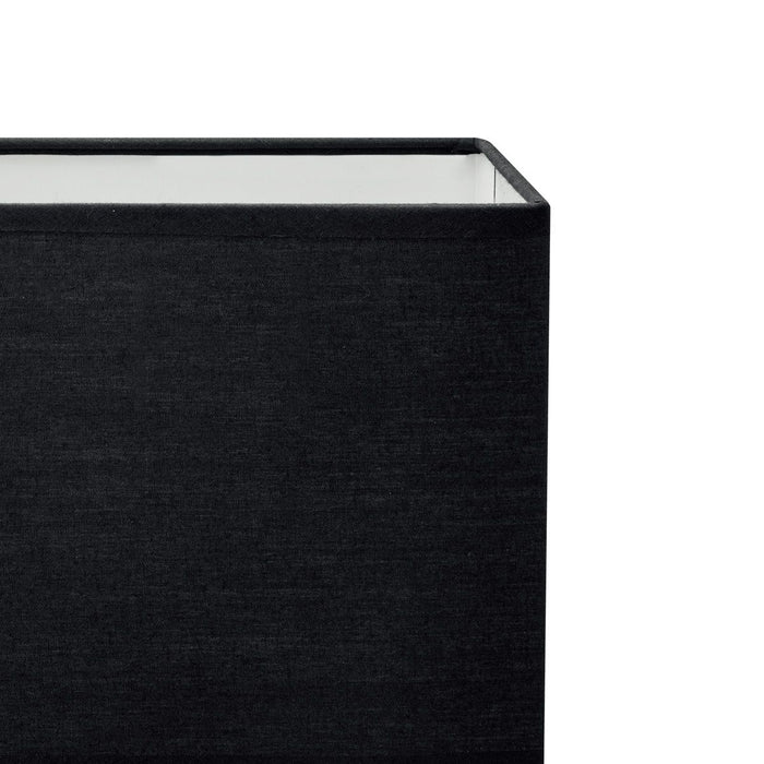 Home Sweet Home Lampenkap Block vierkant zwart - B:25xD:25xH:18cm