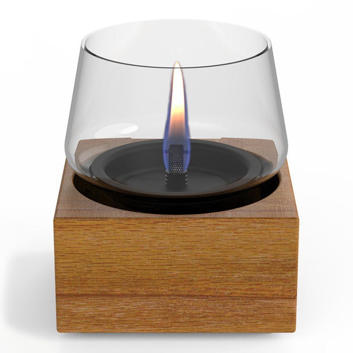 TenderFlame Poppy 14 Kandelaar - Oak Natural