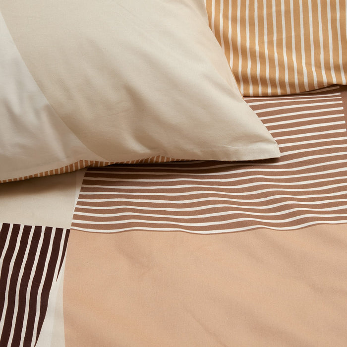 Cinderella Knut - Dekbedovertrek - Katoen - 140x200|220 cm - Terra