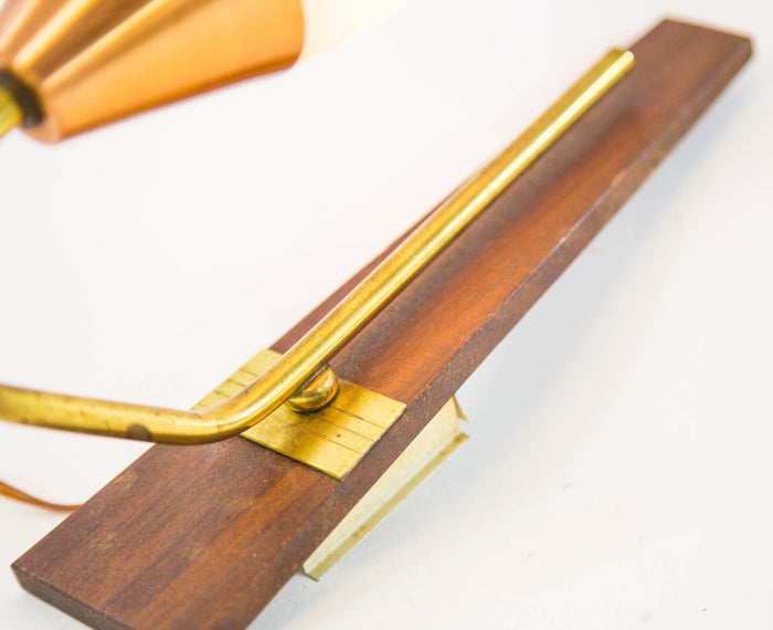 Reliving Midcentury Italian Wall Sconce Pearlescent Glass Vintage 50'S