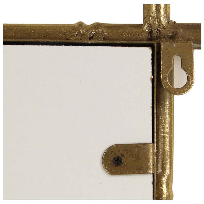 SVJ Home Decorations Spiegel - 69x3x99 cm - Metaal - Gouden Rand