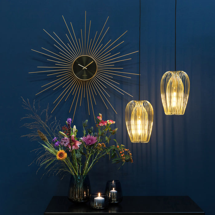 Karlsson Extreme Peony Wandklok Ø 95 cm