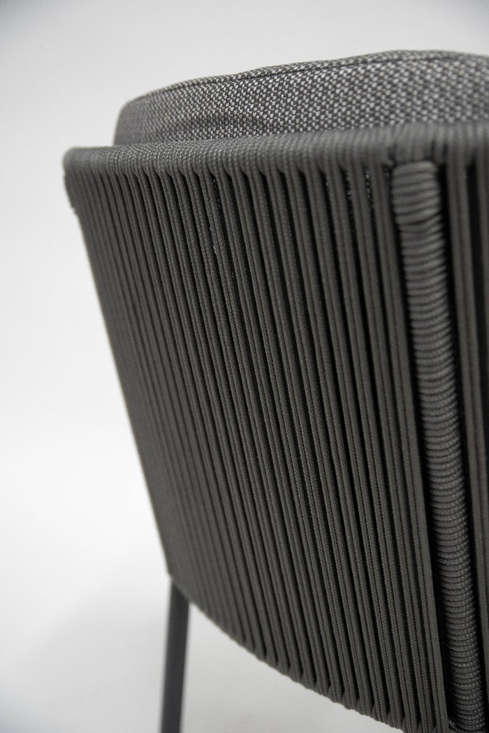 4 Seasons Bernini dining tuinstoel - platinum (1 stuk)