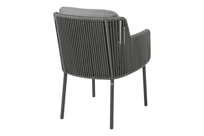 4 Seasons Bernini dining tuinstoel - platinum (1 stuk)