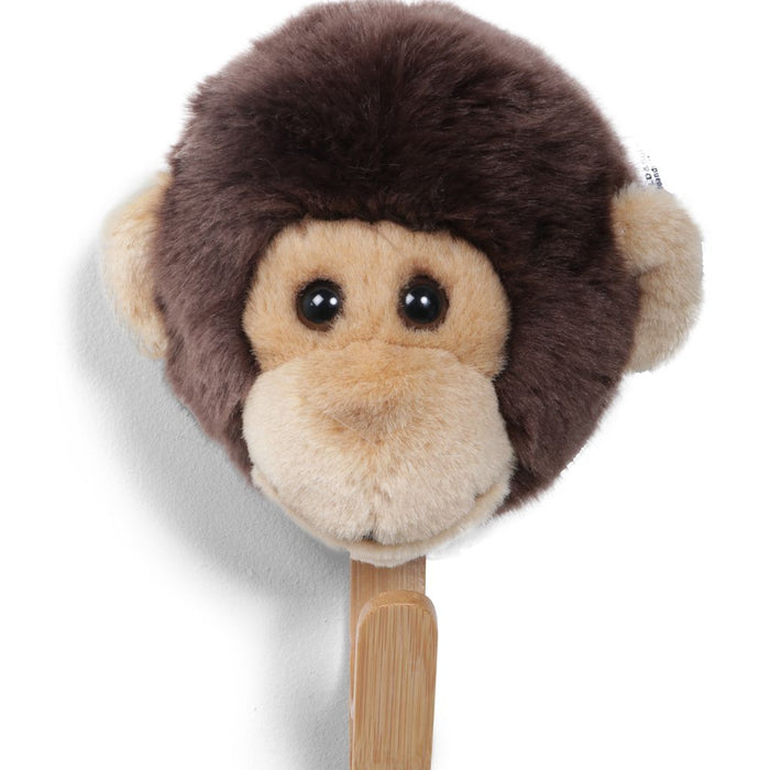 Wild&Soft Kapstokhaak pluche aap - bruin