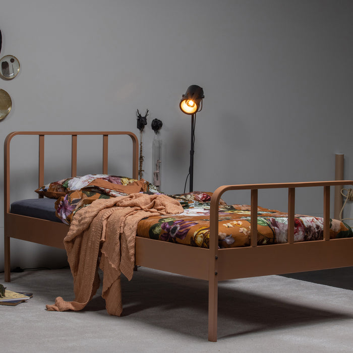 Woood Mees Bed - Bruin - 90 x 200 cm