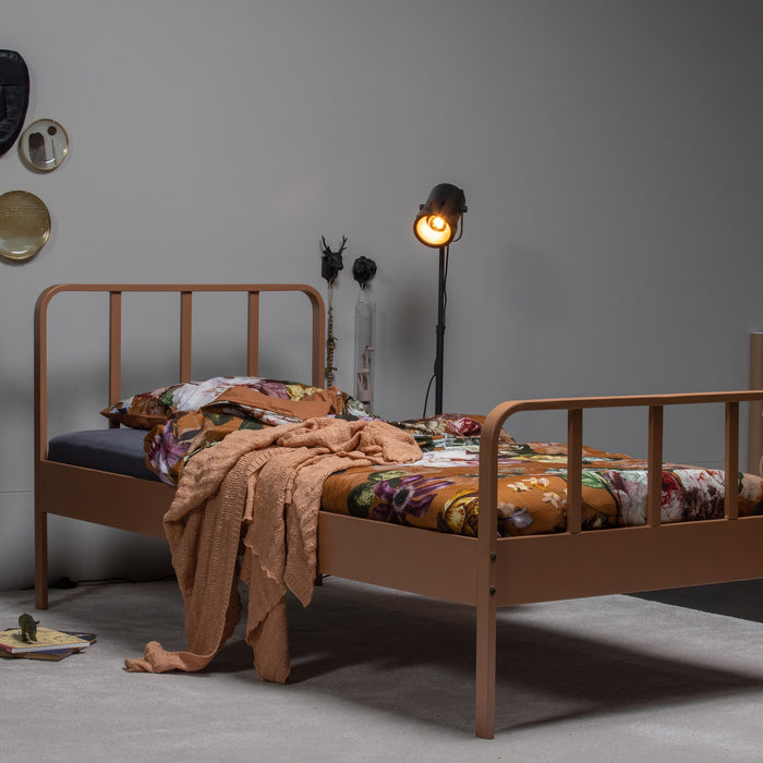 Woood Mees Bed - Bruin - 90 x 200 cm
