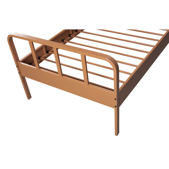 Woood Mees Bed - Bruin - 90 x 200 cm