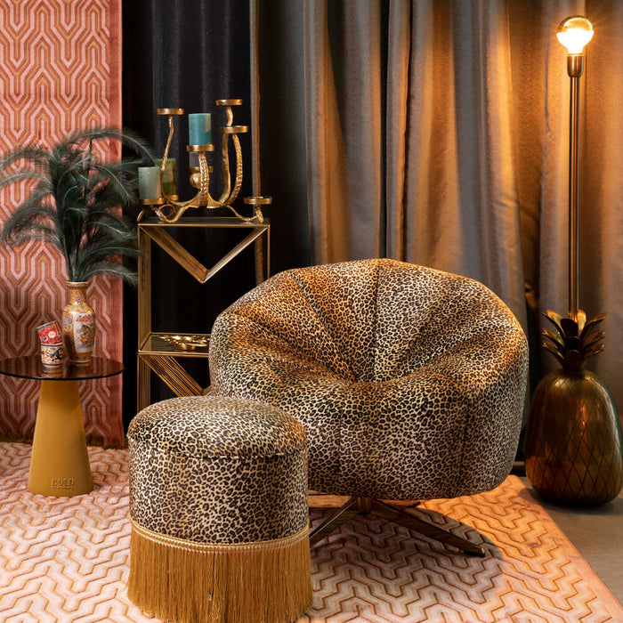 Bold Monkey Where The Sun Doesn't Shine loungestoel panter - Multi colour