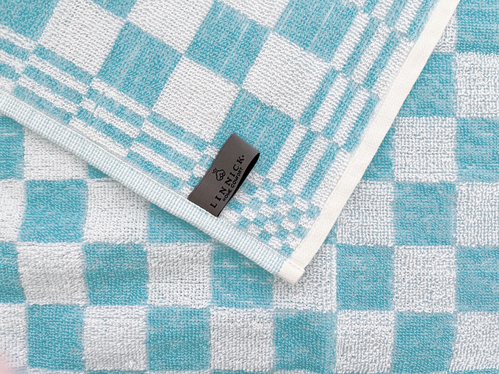 LINNICK Keukendoekset Blok 50x50cm - ice blue - set van 6