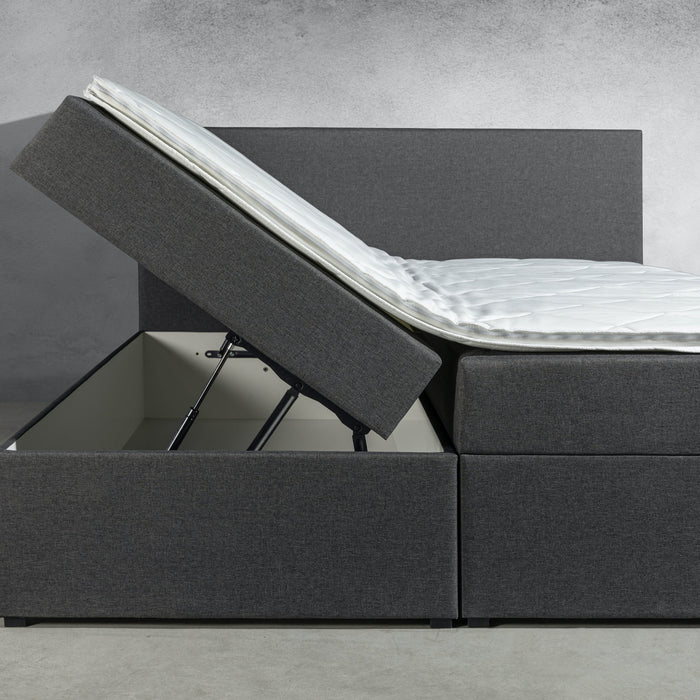 MOOS Lina Boxspring 160 x 200 cm - Antraciet