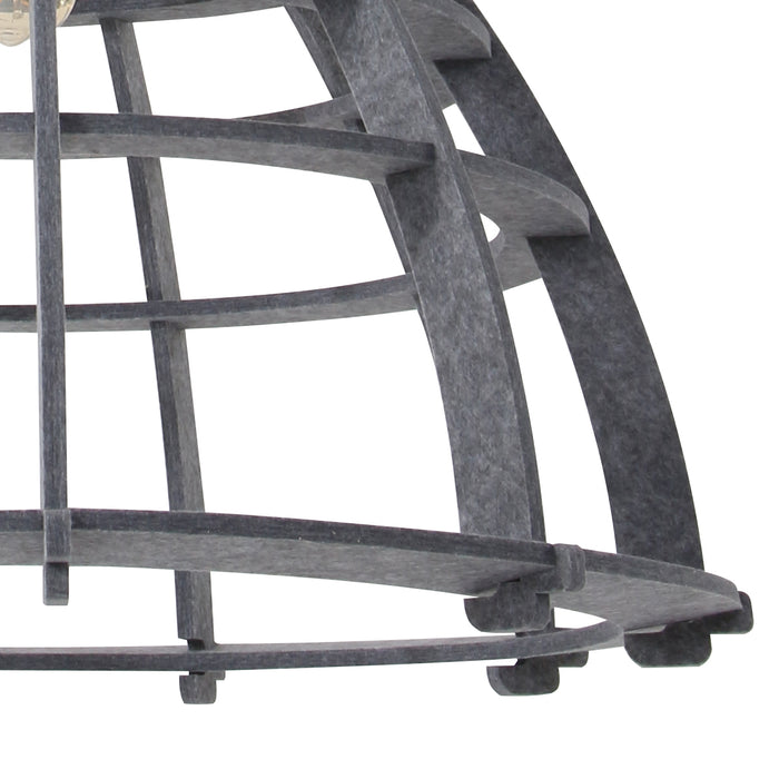 Het Lichtlab Hanglamp no.19 xl industrielamp PET donker grijs vilt