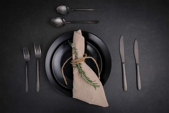 Buccan - Bestekset - London - 50 delig - Zwart